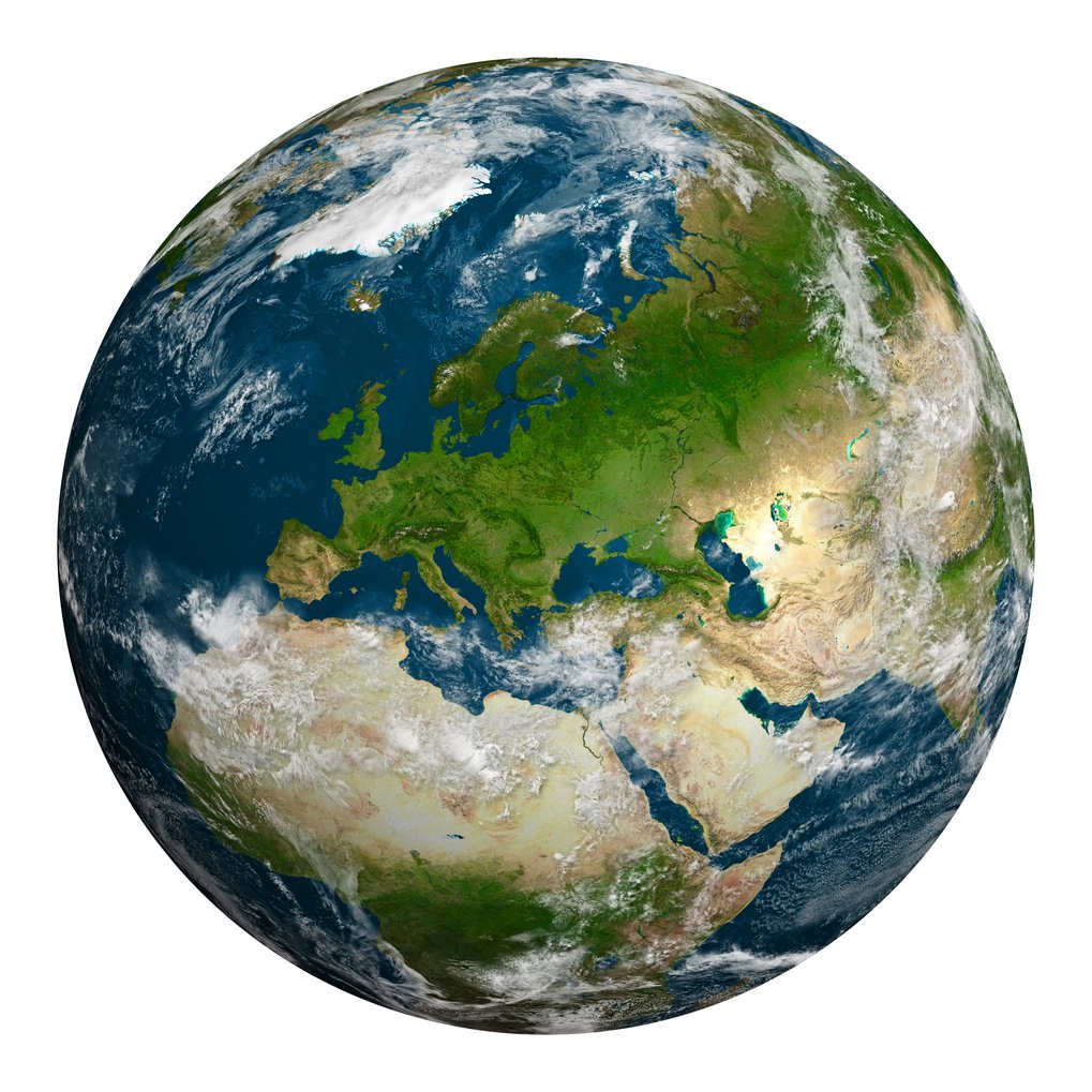 The ESRP aims to develop a deep understanding of how the Earth functions as a complex system and to improve the predictability of the impacts of human activity. Satellite view of Earth showing Europe, Africa, and parts of Asia.
