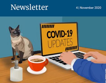 Deckblatt Newsletter der MPI für Chemie. Vierte Ausgabe 2020.