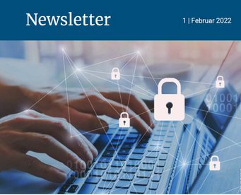 Person typing on a laptop with digital padlocks indicating cybersecurity.