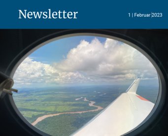 Deckblatt Newsletter der MPI für Chemie.Erste Ausgabe 2023